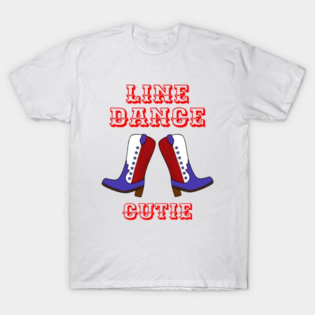 LINE Dance Cutie T-Shirt by SartorisArt1